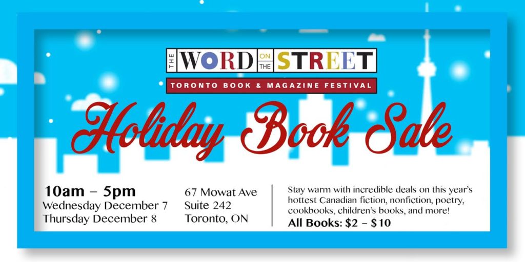 Support Word on the Street and Canadian Literacy when you purchase books from the book sale.