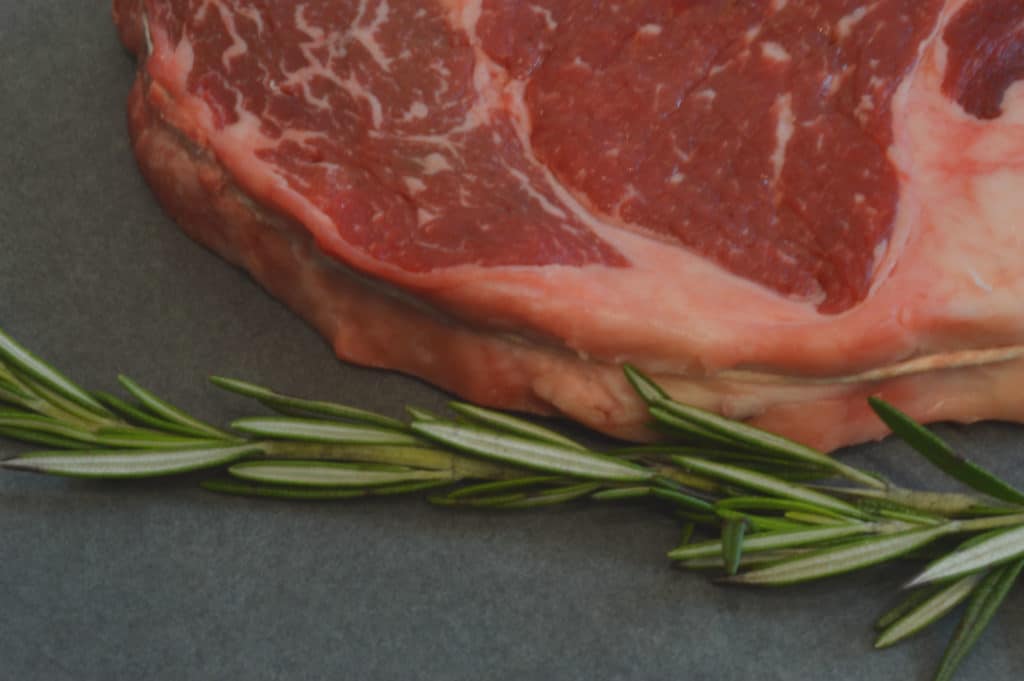 A perfect rib eye for the grill, available at Bespoke Butchers. Photo credit by Meg Marshall.