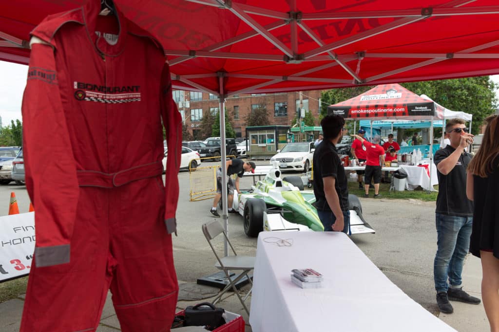 The Honda Indy Toronto team brought a car and other fun things to the event! Photo taken by Goran Petkovski.
