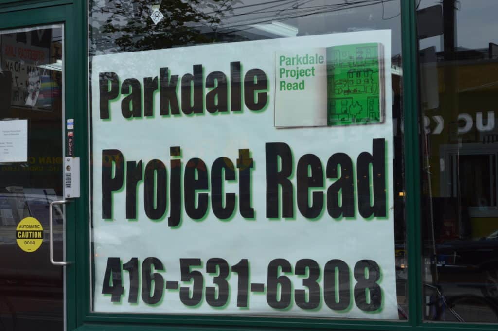 Parkdale Read is an invaluable resource for people that need to learn or improve their literacy skills. Photo credit to Meg Marshall.