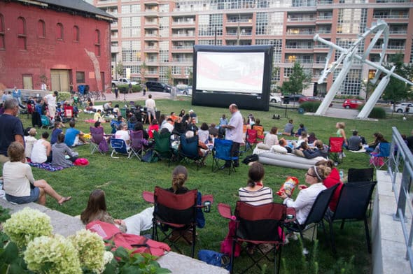 Movie Night in Liberty Village
