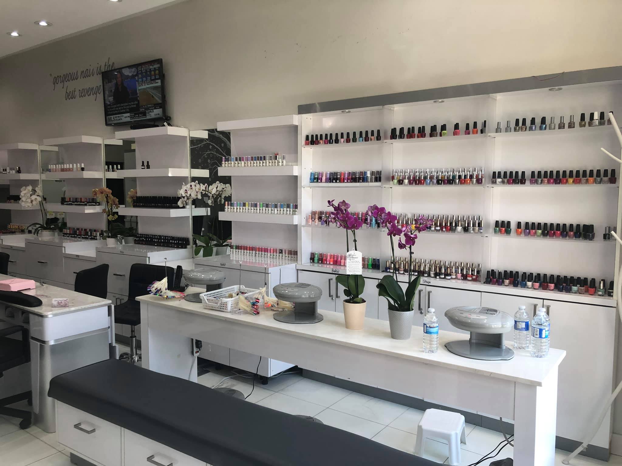 pink nail spa near me